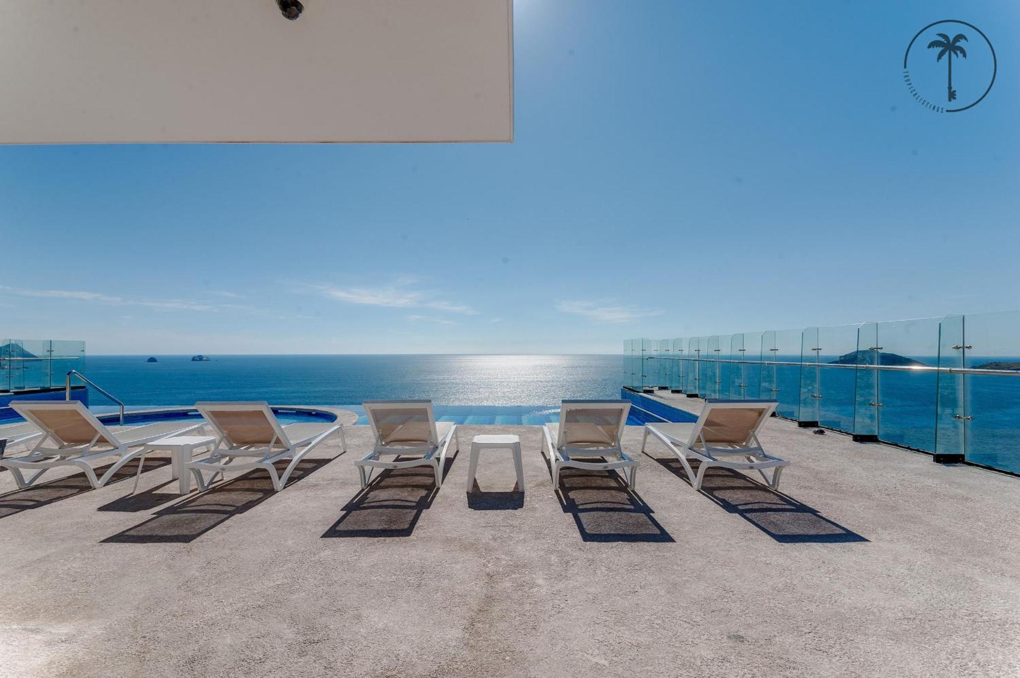 מזטלן Hermosa Vista Al Mar, Condominio De Lujo! מראה חיצוני תמונה